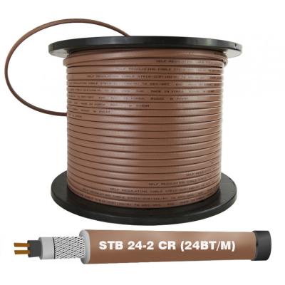 Изображение №1 - Саморегулирующийся нагревательный кабель STB 24-2 CR (24 Вт/м) пог.м.